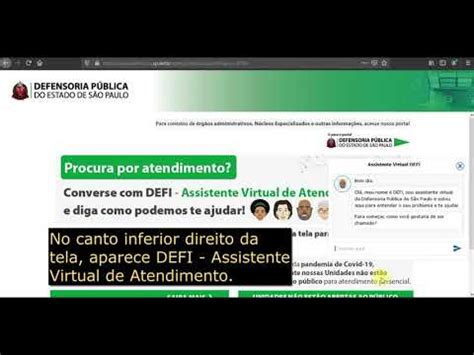 www defensoria pública sp gov br agendamento